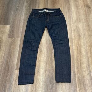 Railcar Fine Goods Dark Blue Japanese Selvedge Slim Fit Jeans Sz 27